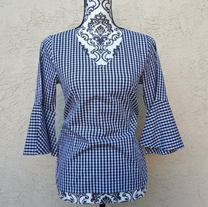 💜3/$13 Jane and Delancey Plaid top size XS